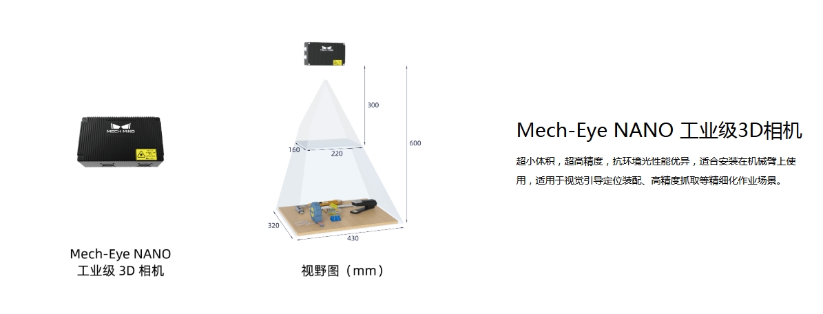 Mech-Eye NANO 工業級3D相機
